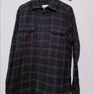 Goodfellow Blue & Green Flannel